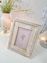 Load image into Gallery viewer, Natural Mango Wood Rustic Beaded Edge 7x5" Photo Frame
