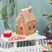 Load image into Gallery viewer, Light Up LED Gingerbread House Decoration
