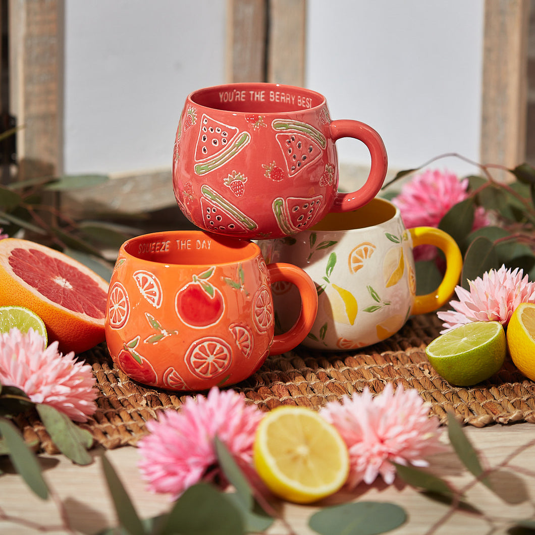 Vibrant Fruity Mug - Assorted Designs