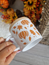Load image into Gallery viewer, Seasonal Cosy Autumn Halloween Stoneware Pumpkin Mug
