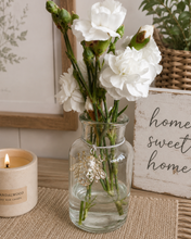 Load image into Gallery viewer, Glass Bottle Vase With Bee Charm
