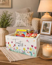 Load image into Gallery viewer, Floral Treats Storage Crate

