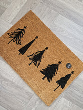 Load image into Gallery viewer, Festive Christmas Tree Doormat
