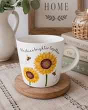 Load image into Gallery viewer, Brighter Together Sunflower Mug
