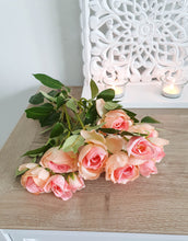 Load image into Gallery viewer, Pink Artificial Tall Rose Bouquet
