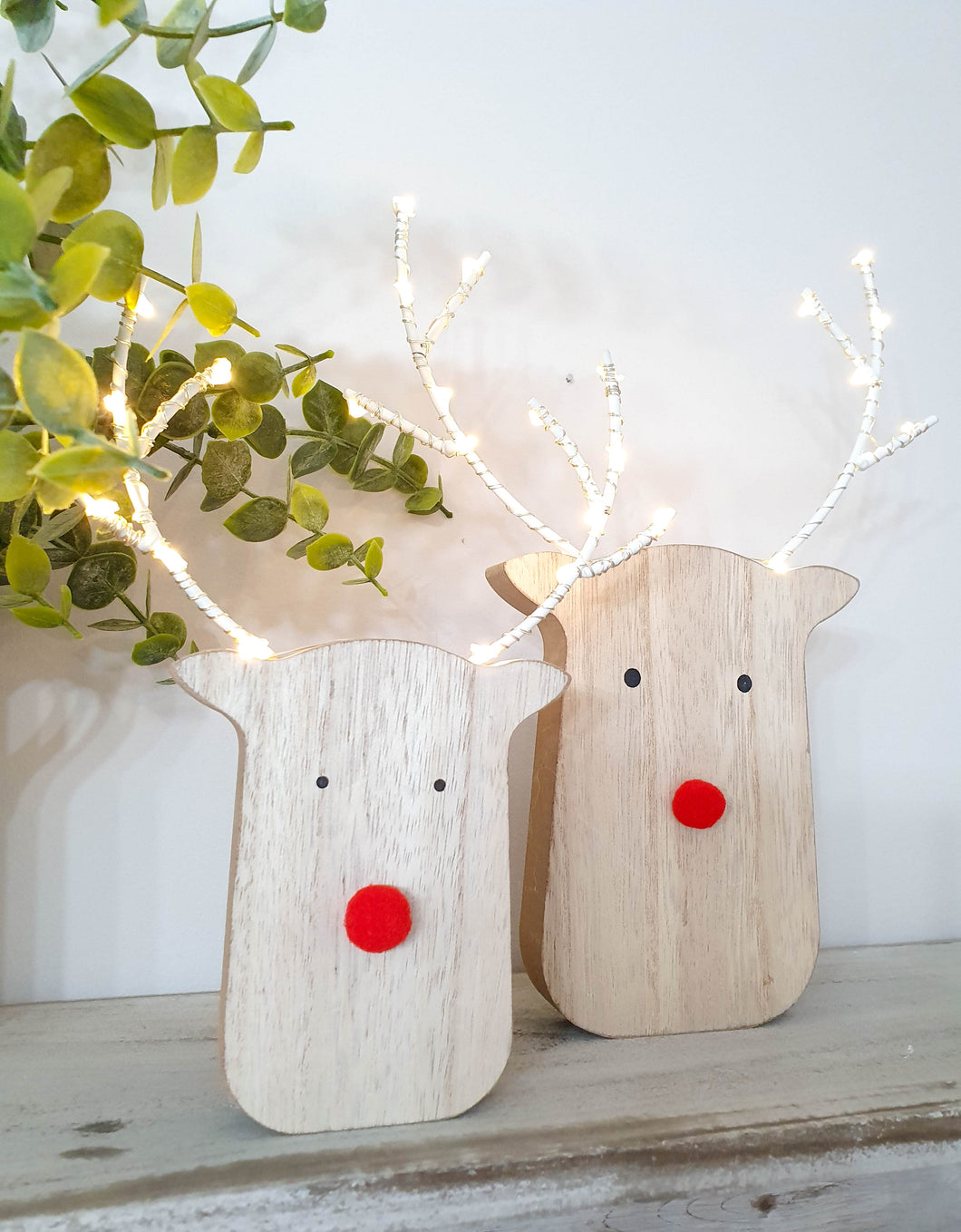 Rudolf Pom Pom LED Decoration