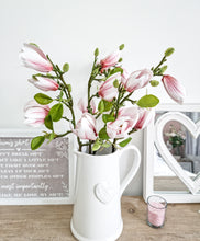 Load image into Gallery viewer, Pink &amp; White Magnolia Branch
