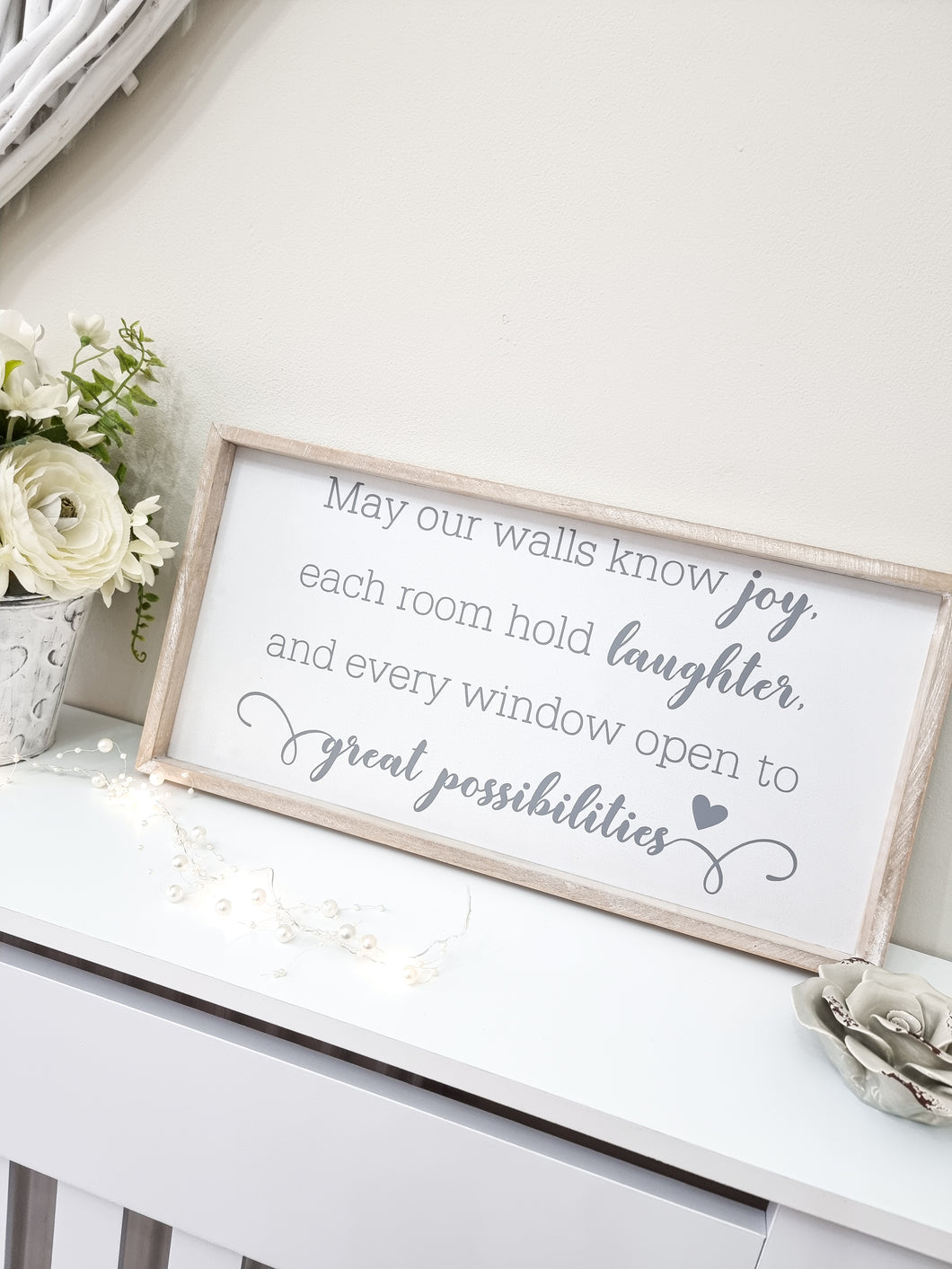 Joy, Laughter & Great Possibilities Framed Plaque