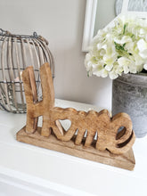 Load image into Gallery viewer, Natural Chunky Wooden Home Lettering

