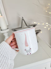 Load image into Gallery viewer, Festive Pink Gonk Mug Imperfect
