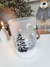 Load image into Gallery viewer, Frosted LED Light Up Winter Scene Lantern
