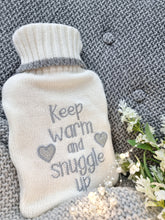 Load image into Gallery viewer, Keep Warm &amp; Snuggle Up Knitted Hot Water Bottle
