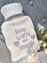 Load image into Gallery viewer, Keep Warm &amp; Snuggle Up Knitted Hot Water Bottle
