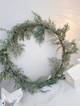 Load image into Gallery viewer, Artificial Green Fir Bound Loop Wreath
