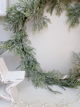 Load image into Gallery viewer, Artificial Green Fir Bound Loop Wreath
