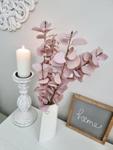 Load image into Gallery viewer, Blush Pink Faux Eucalyptus Branch
