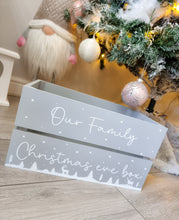 Load image into Gallery viewer, Grey &amp; White Family Christmas Eve Box
