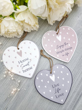 Load image into Gallery viewer, Shabby Chic Ceramic Hanging Heart - 3 Styles
