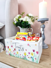 Load image into Gallery viewer, Floral Treats Storage Crate
