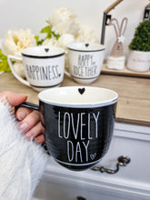 Load image into Gallery viewer, Black &amp; White Positive Heart Mug Assorted
