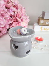 Load image into Gallery viewer, Dove Grey Heart Shaped Wax Melter
