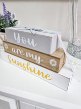 Load image into Gallery viewer, You Are My Sunshine Stacked Block Plaque
