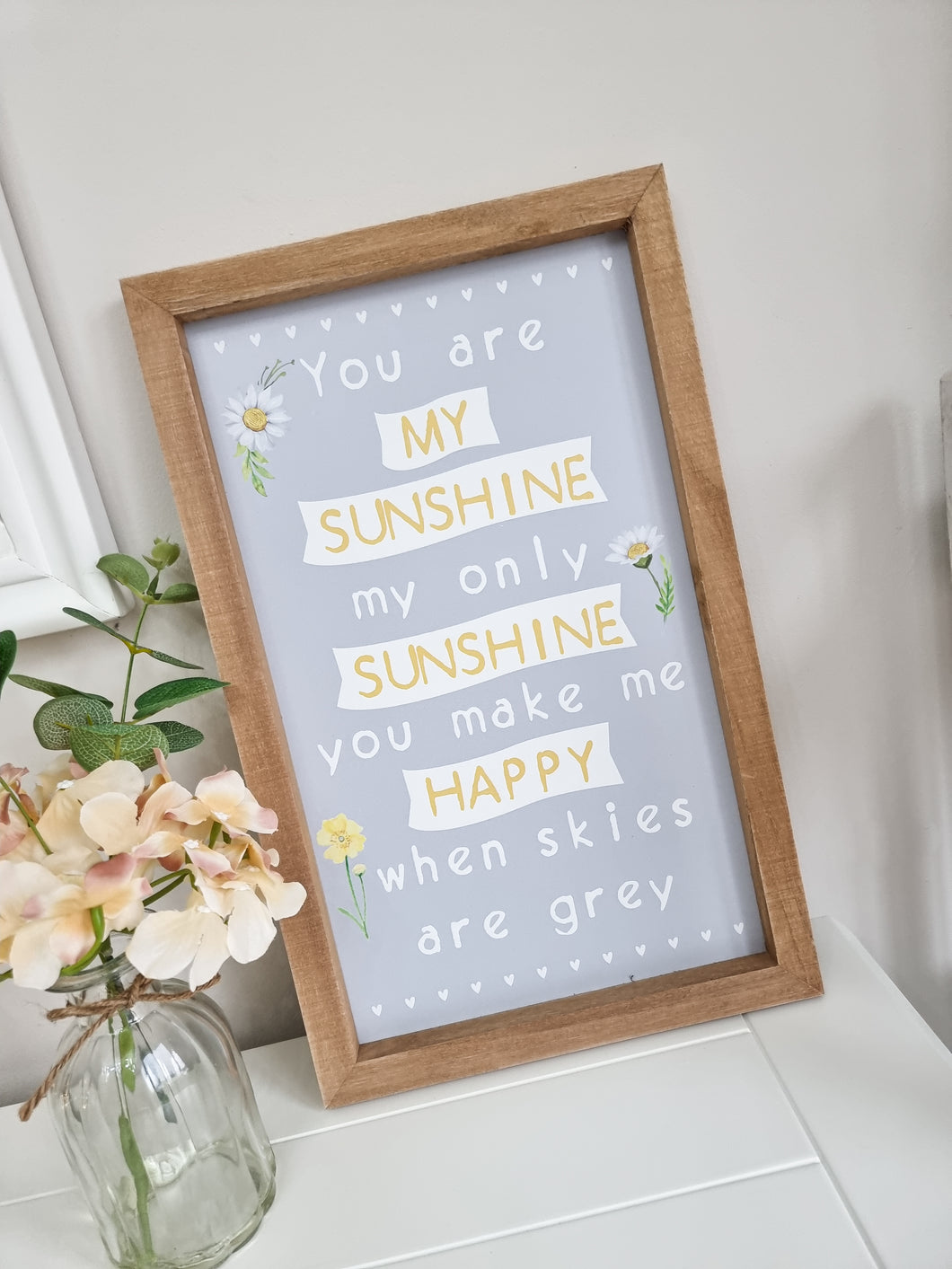 You Are My Sunshine Framed Wall Plaque