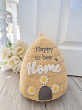 Load image into Gallery viewer, Hive Shaped Happy To Bee Home Doorstop
