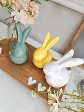 Load image into Gallery viewer, Summer Ceramic Bunny Figure Set 3
