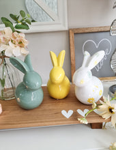 Load image into Gallery viewer, Summer Ceramic Bunny Figure Set 3
