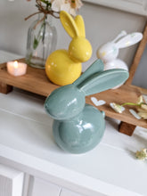 Load image into Gallery viewer, Summer Ceramic Bunny Figure Set 3
