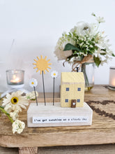 Load image into Gallery viewer, Sunshine On A... Yellow Miniature House
