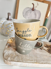 Load image into Gallery viewer, Hello Autumn Grey Star Mug
