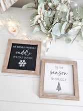 Load image into Gallery viewer, Rustic Framed Mini Festive Plaque
