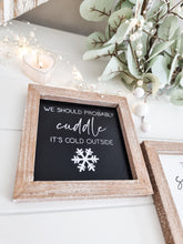 Load image into Gallery viewer, Rustic Framed Mini Festive Plaque
