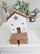 Load image into Gallery viewer, Nordic House Inspired Wooden Stocking Holder
