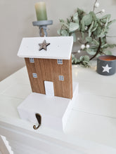 Load image into Gallery viewer, Nordic House Inspired Wooden Stocking Holder
