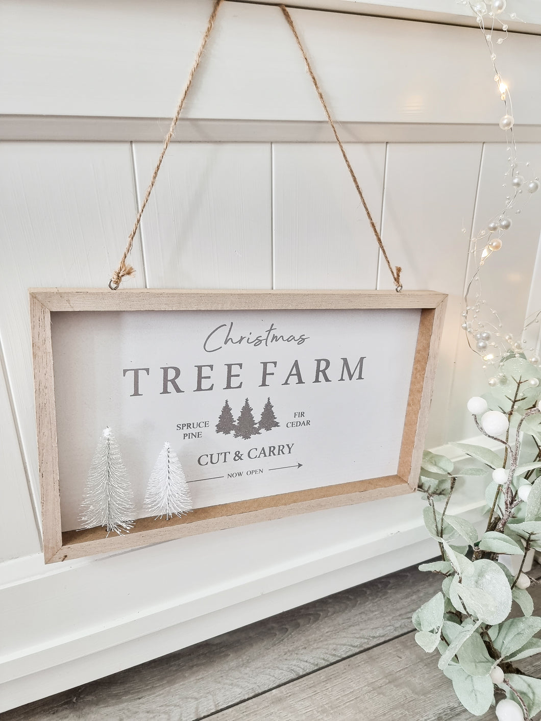 Christmas Tree Farm Hanging Plaque