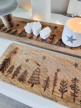 Load image into Gallery viewer, Natural Mango Wood Christmas Tree Design Tray
