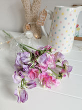 Load image into Gallery viewer, Sweetpea Pink &amp; Purple Mixed Faux Bunch
