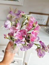 Load image into Gallery viewer, Sweetpea Pink &amp; Purple Mixed Faux Bunch
