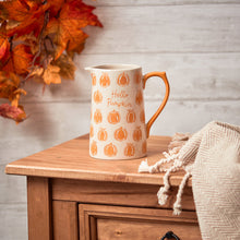 Load image into Gallery viewer, Hello Pumpkin Orange Autumnal Jug
