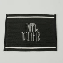 Load image into Gallery viewer, Black/White Assorted Heart Placemats
