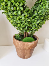 Load image into Gallery viewer, Faux Heart Shaped Topiary In Pot
