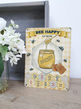 Load image into Gallery viewer, Bee Happy Mini Honey Bee Plaque
