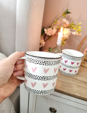 Load image into Gallery viewer, Pink Scribble Heart White Mug
