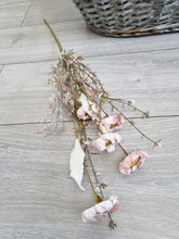 Load image into Gallery viewer, Faux Pink Wild Fern Single Stem
