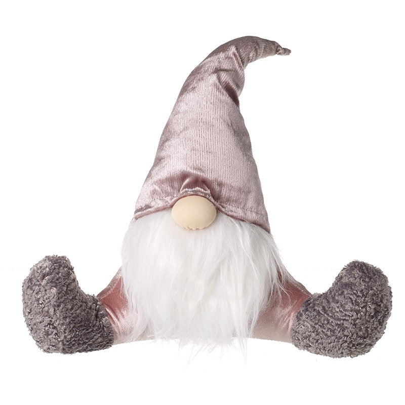 Plush Velour Pink Sitting Gonk