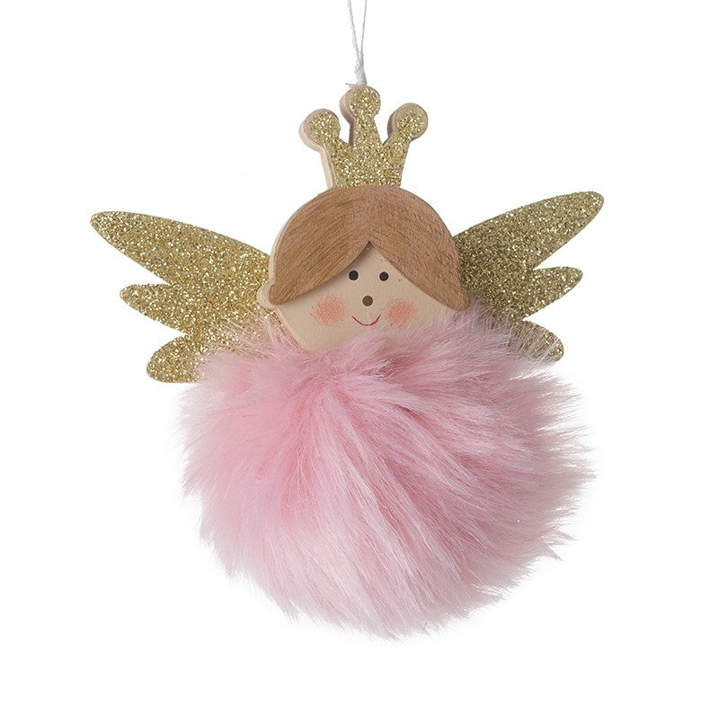 Pink Fluffy Angel Mini Hanger