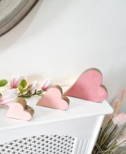 Load image into Gallery viewer, Glossy Pink Ombre Sleepy Hearts
